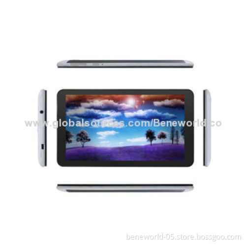 7-inch Tablet PCs with Dual-core, Calling Function, 1,024 x 600 Pixels Resolution